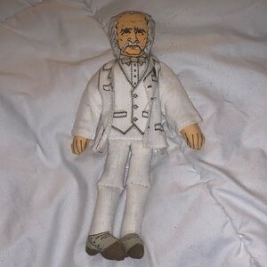 Mark Twain cloth doll, a collectible item produced by Hallmark in 1979